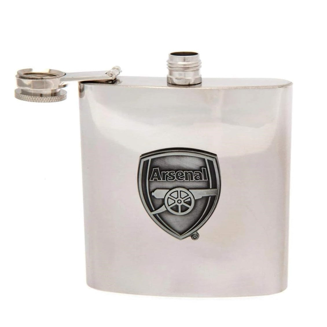 arsenal fc hip flask